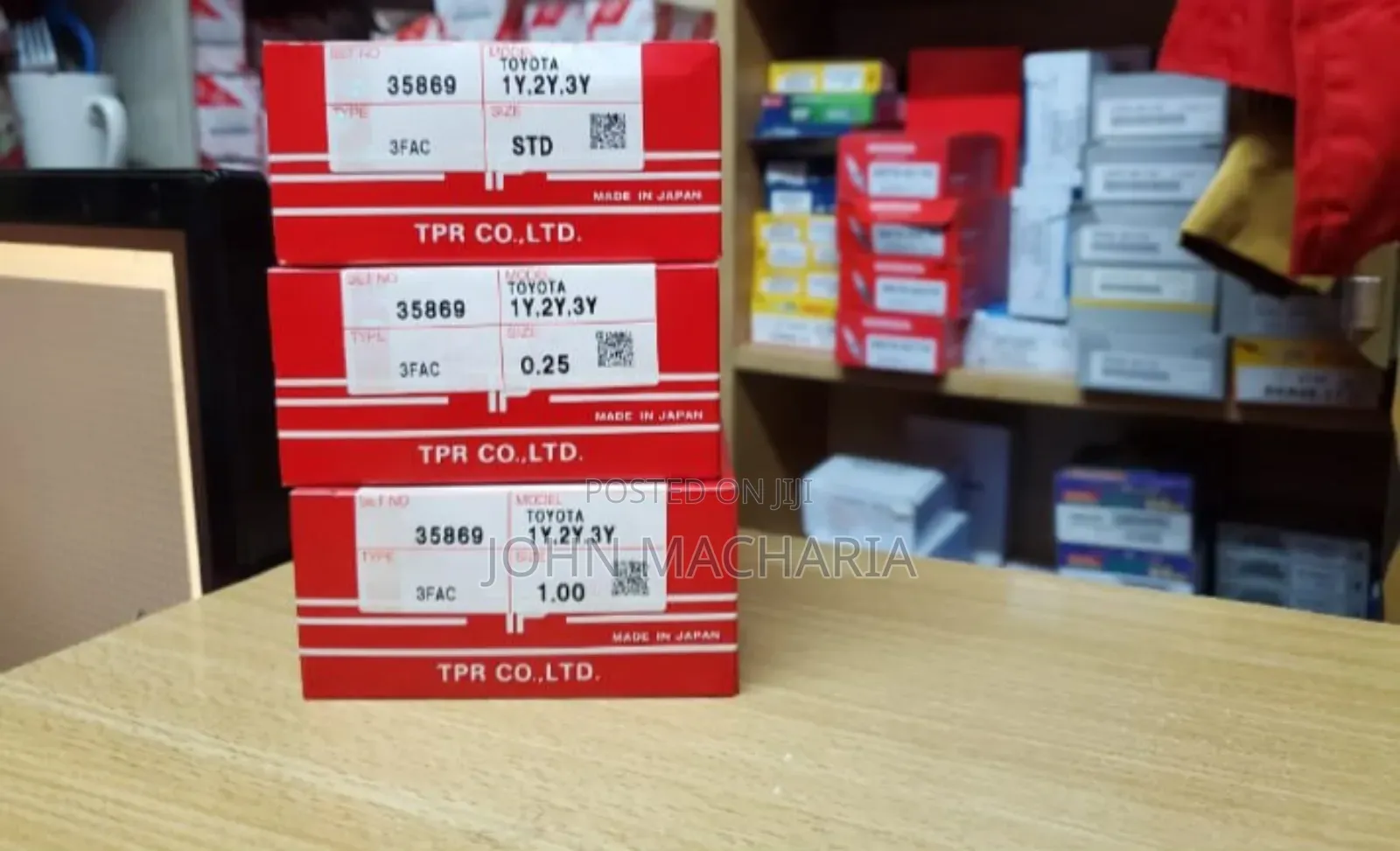 1y, 2y and 3y Piston Rings Sets for Toyota Hilux and Hiace