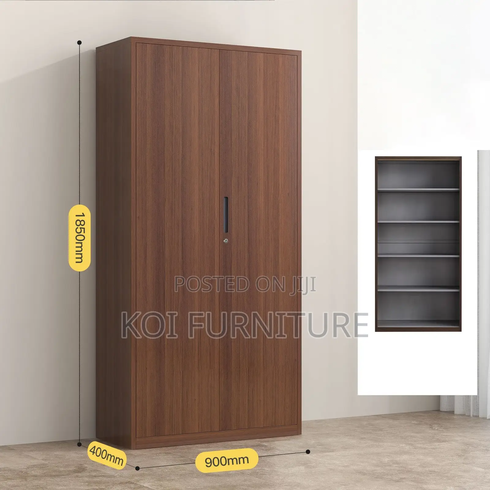 Storage Units; 2-Door Bedroom Lockable Cabinet