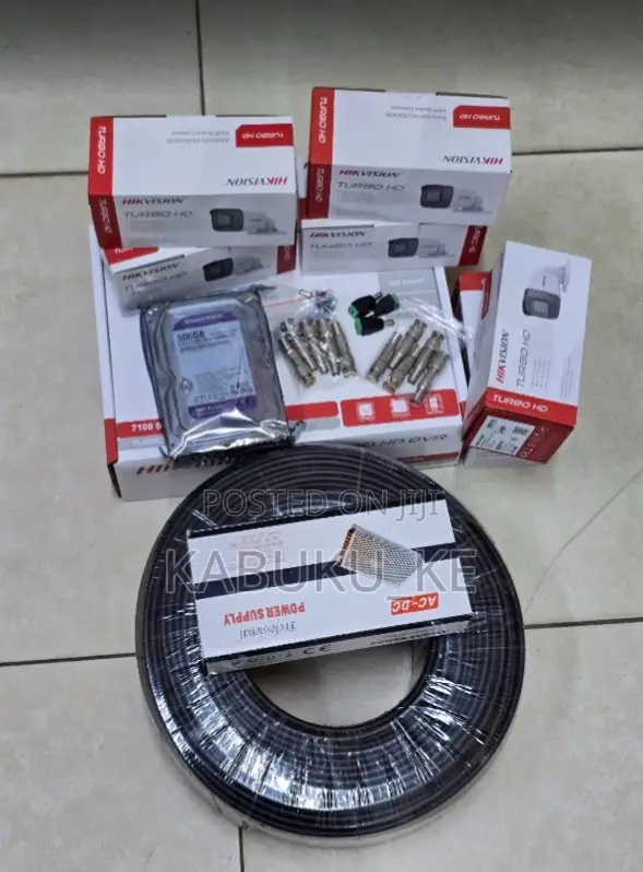 Hikvision 4 1080p 2mp CCTV Cameras Full System Kit With 500gb Harddisk