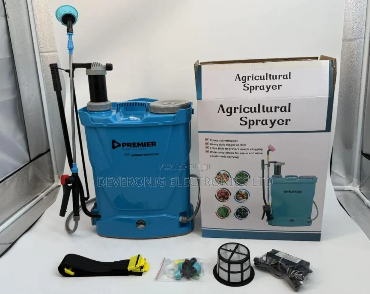 Premier 20l Battery Dc Operated Knapsack Sprayer