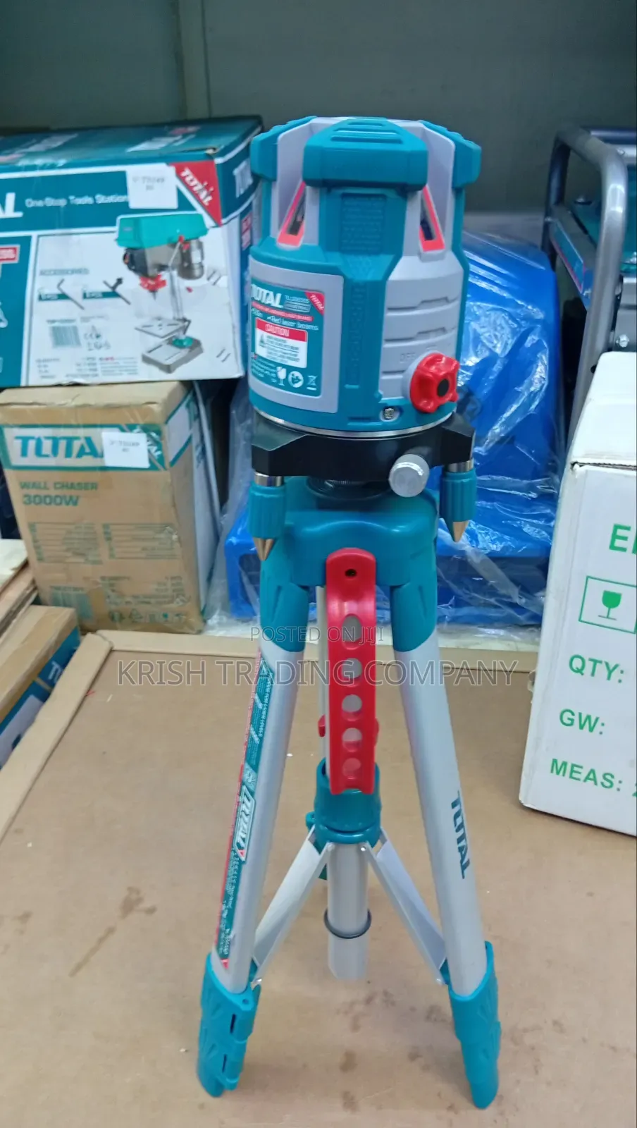 Total Laser Tripod Stand (5/8" 1/4") for Laser Level