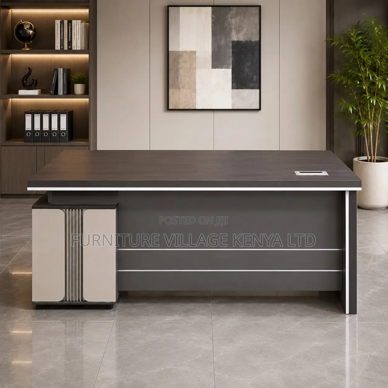 120cm Advanced Gray Modern Desk.