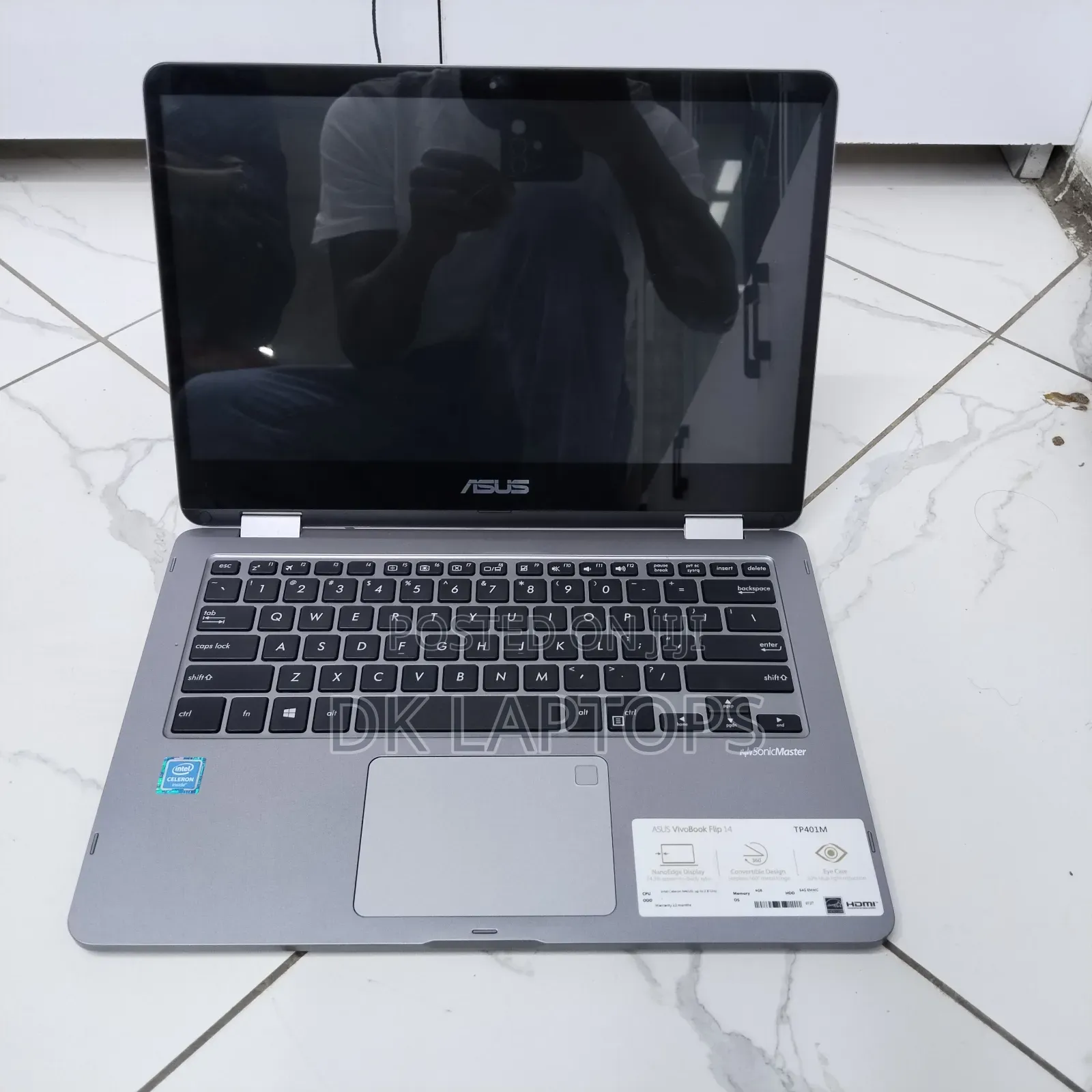 Laptop Asus VivoBook Flip 14 TP401NA 4GB Intel Celeron eMMC 60GB