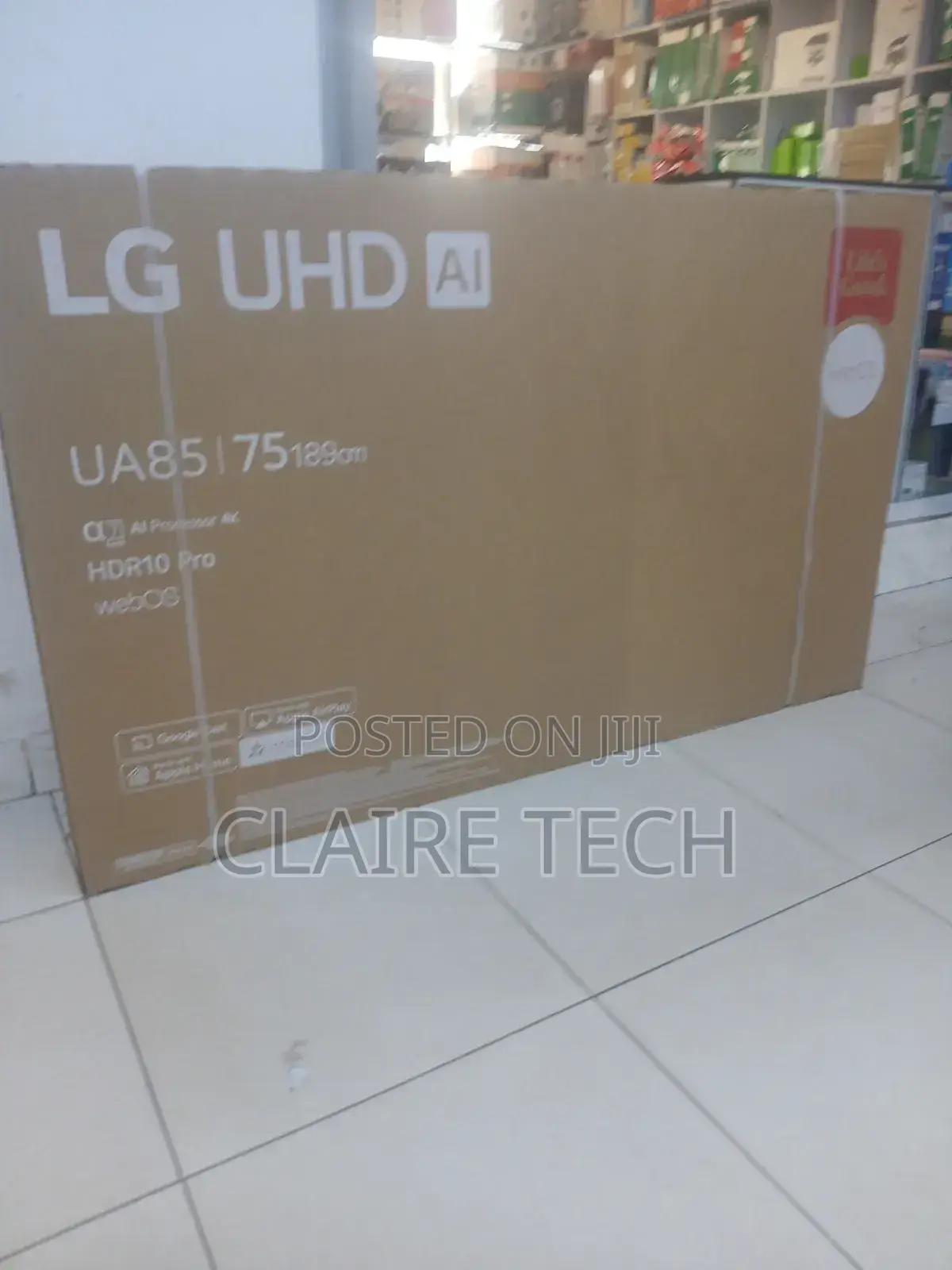 Lg 75” Au85 Uhd Smart Tv – Immersive Home Entertainment