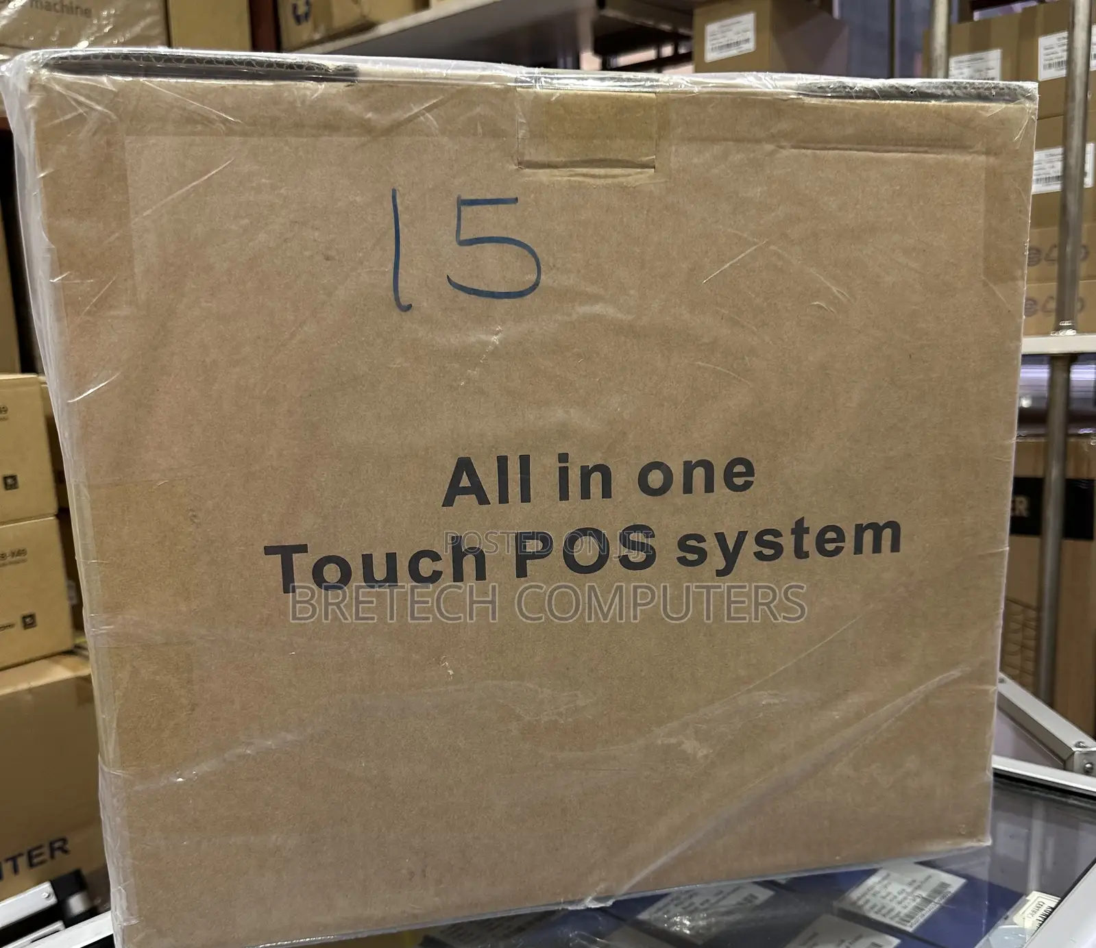 15” All in One Pos Intel Core I3 Touchscreen