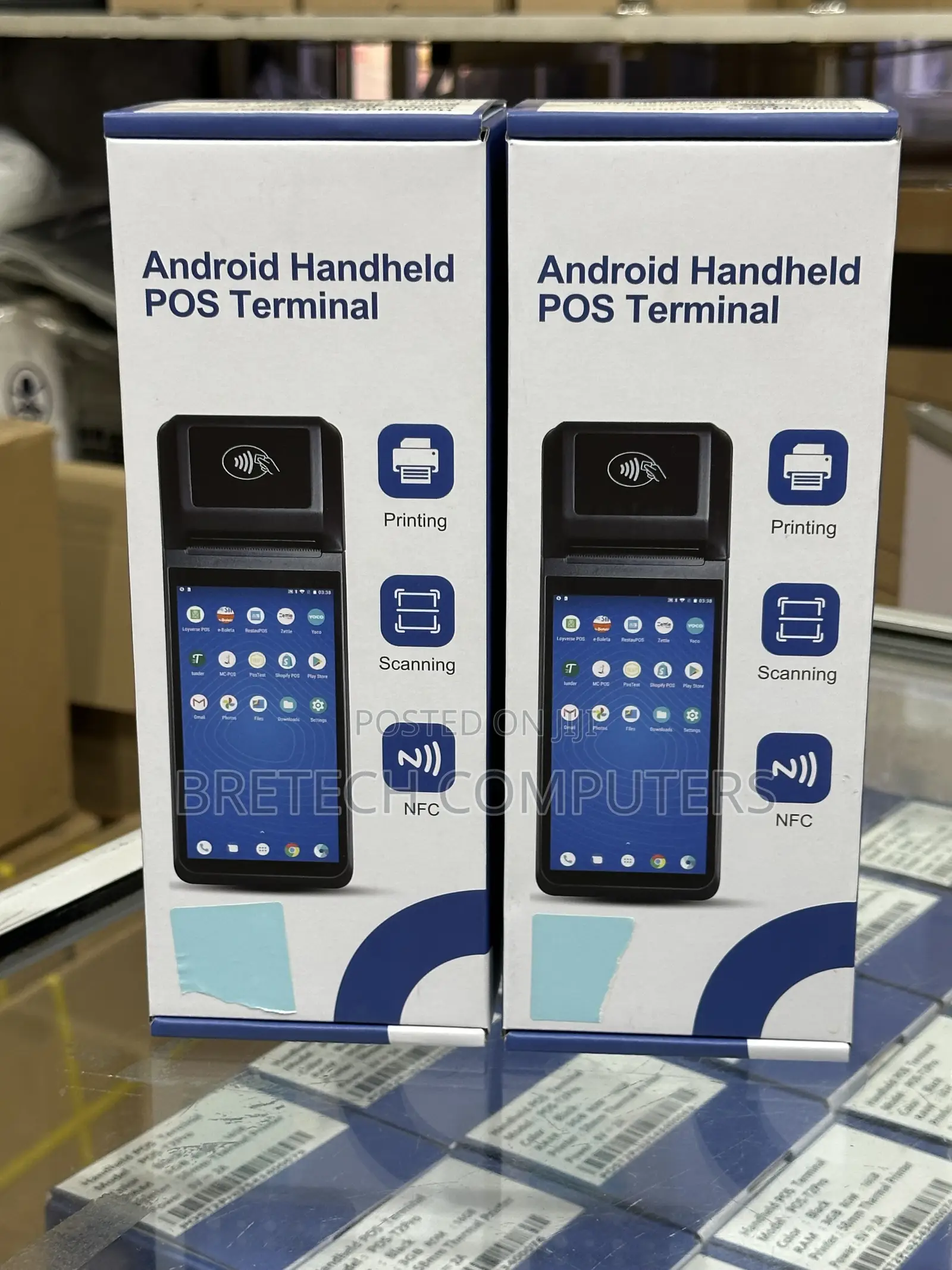 Android Handheld Pos Terminal (Printing,Scanning and Nfc)