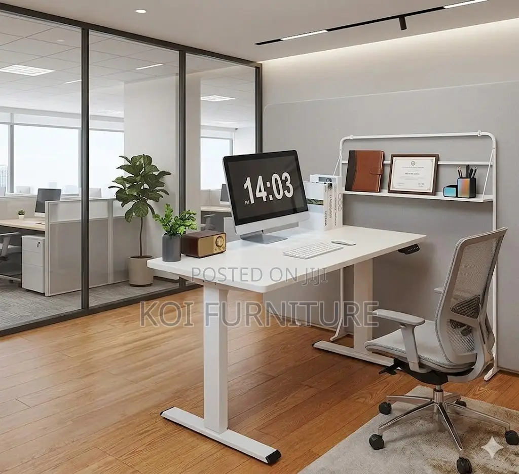 Office Desk; 1.2 Meter Modern Eelctric Adjustable Studio Gaming Desk