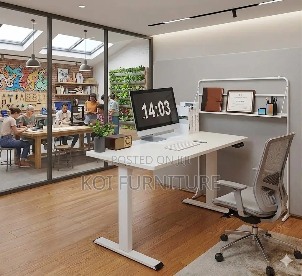 Office Desk; 1.2 Meter Modern Eelctric Adjustable Studio Gaming Desk