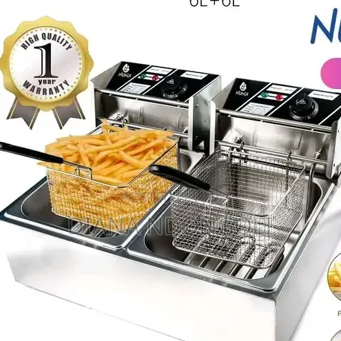 Double Nunix Electric Deep Fryer