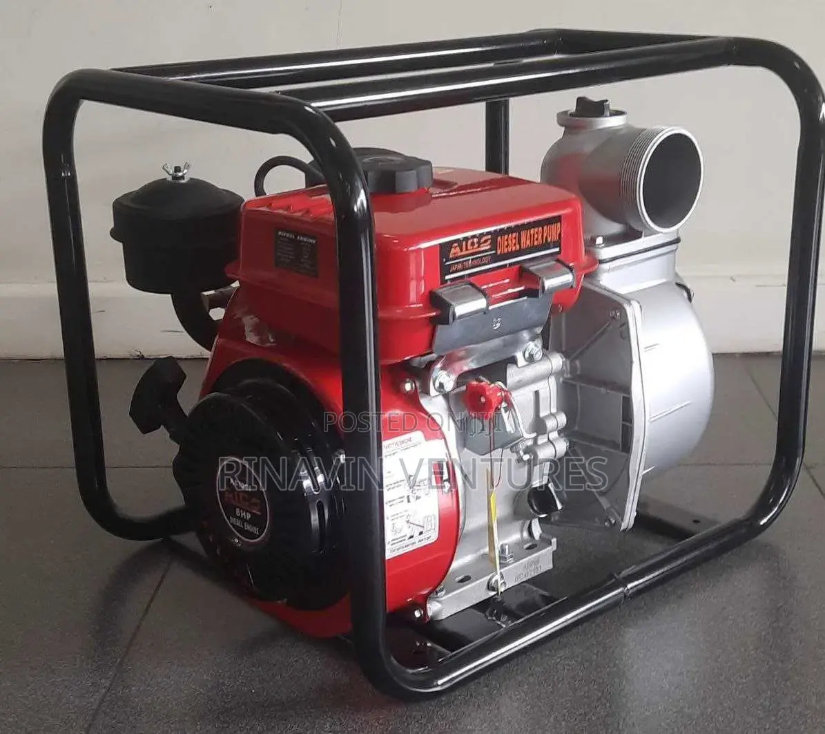 Adp80 Aico Japan Diesel Water Pump 3 Inches With 8hp Engine