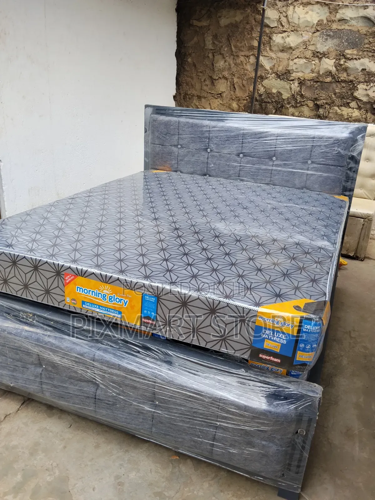 5x6 Morning Glory Plain Top Superfoam Mattress Kwa Bei Nafuu