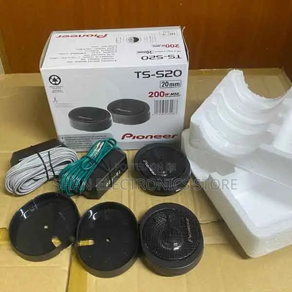 High Power Car Loud 3/4'' Dome Tweeter Speaker Systems Black