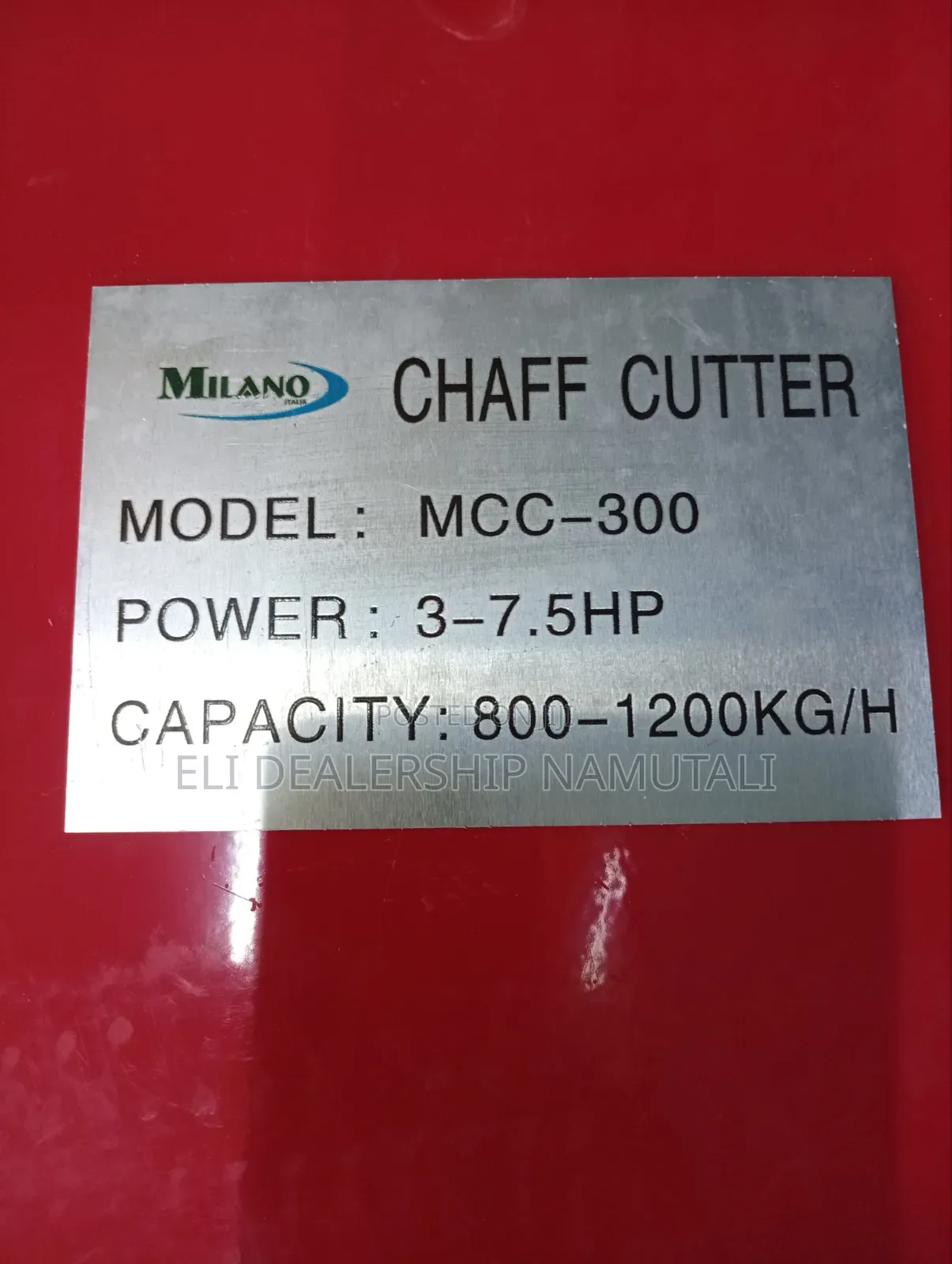 Commercial Livestock Fodder Cutter – Milano McC-300
