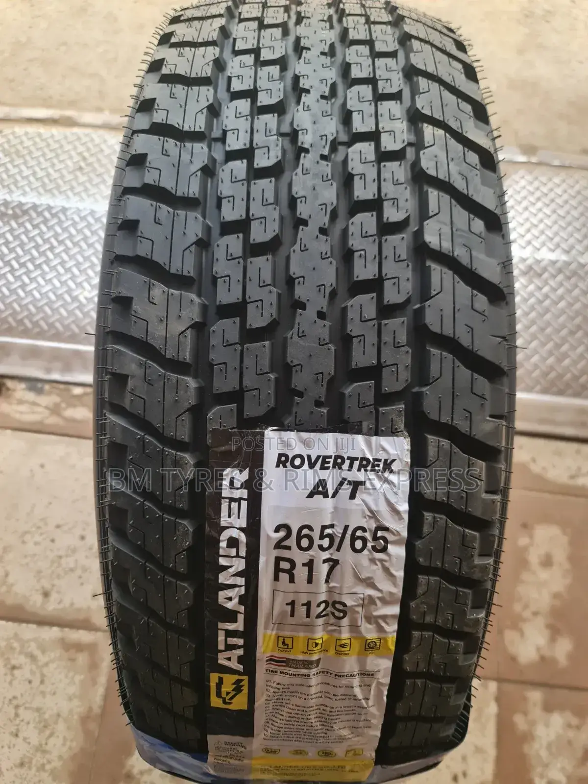 265 /65 R17 Atlander Tires (All Terrein) Rovertrek.