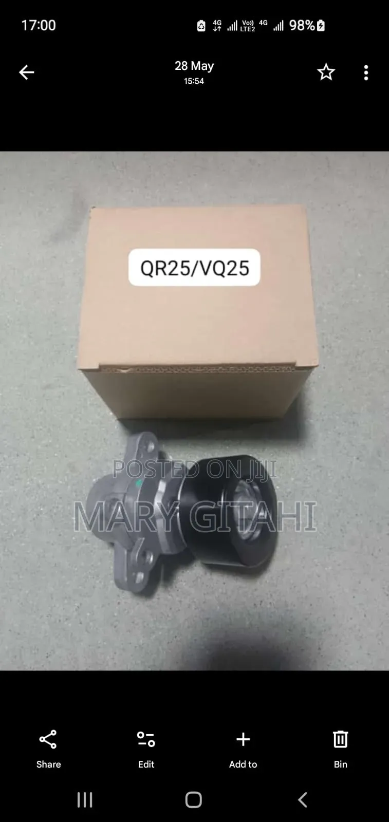 Fan Belt/Belt Tensioner Toyota and Lexus V6 Engines