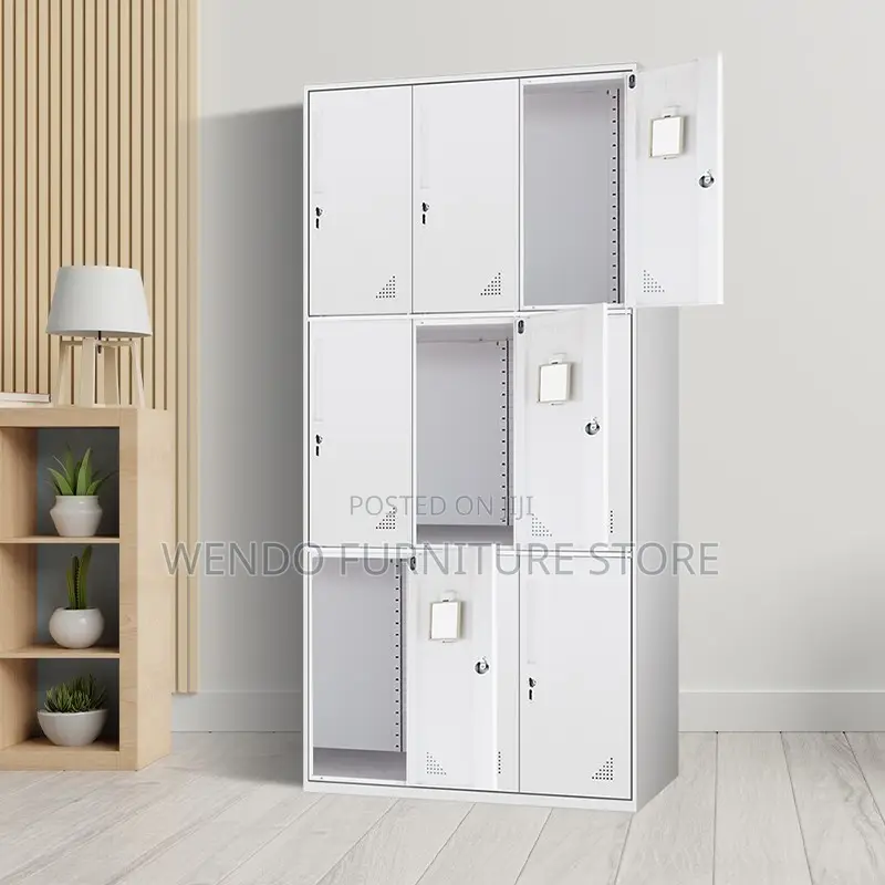 Office Cabinet; 9 Lockers Filing Office Cabinet