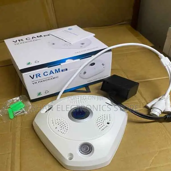 Dual Wide Angle Lens Real Time 360 Degree Panoramic Camera Vr Cam