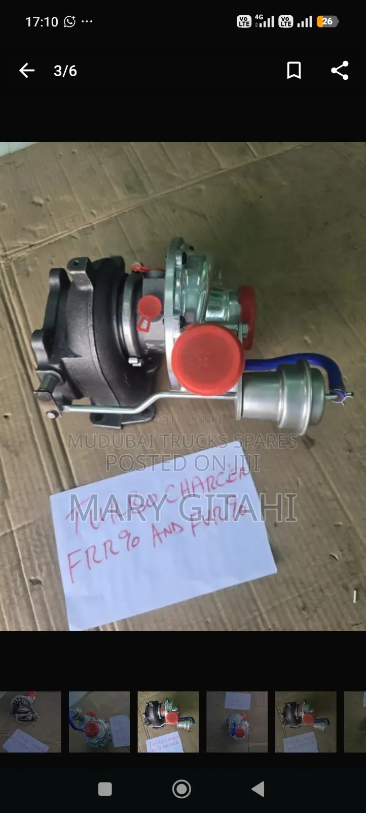 Turbo Charger Frr90 Blue Power