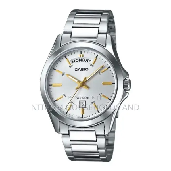 Casio MTP-1370d-7a2 Day Date Steel Watch for Men