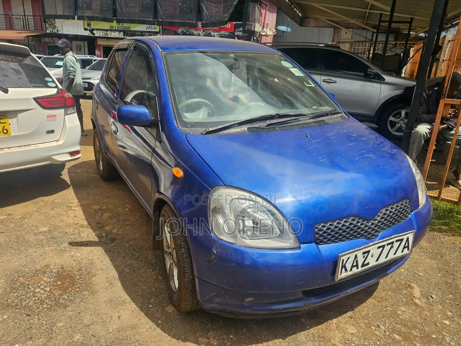 Toyota Vitz 2002 Blue