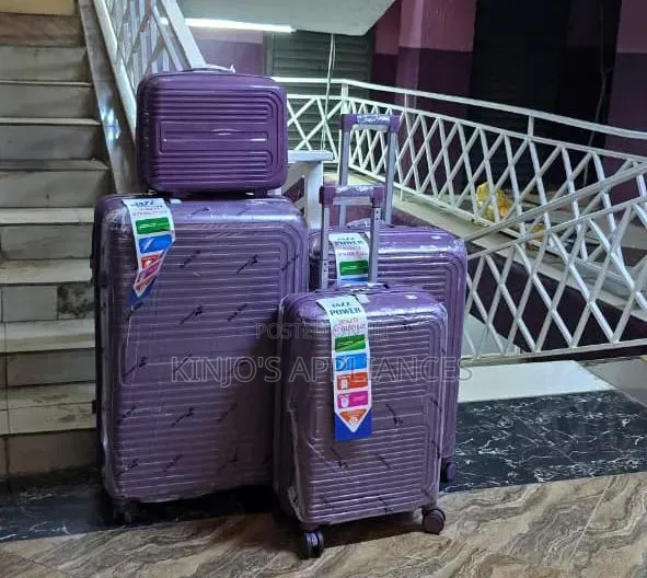 4 in 1 Luxurious Unbreakable Suitcase*(Double Zip and Expandable)