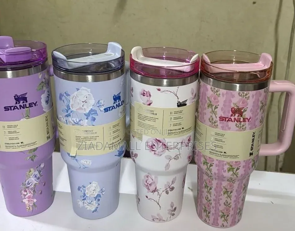 Vacuum Stanley Cup,Bloom in Style Floral Stanley Tumbler