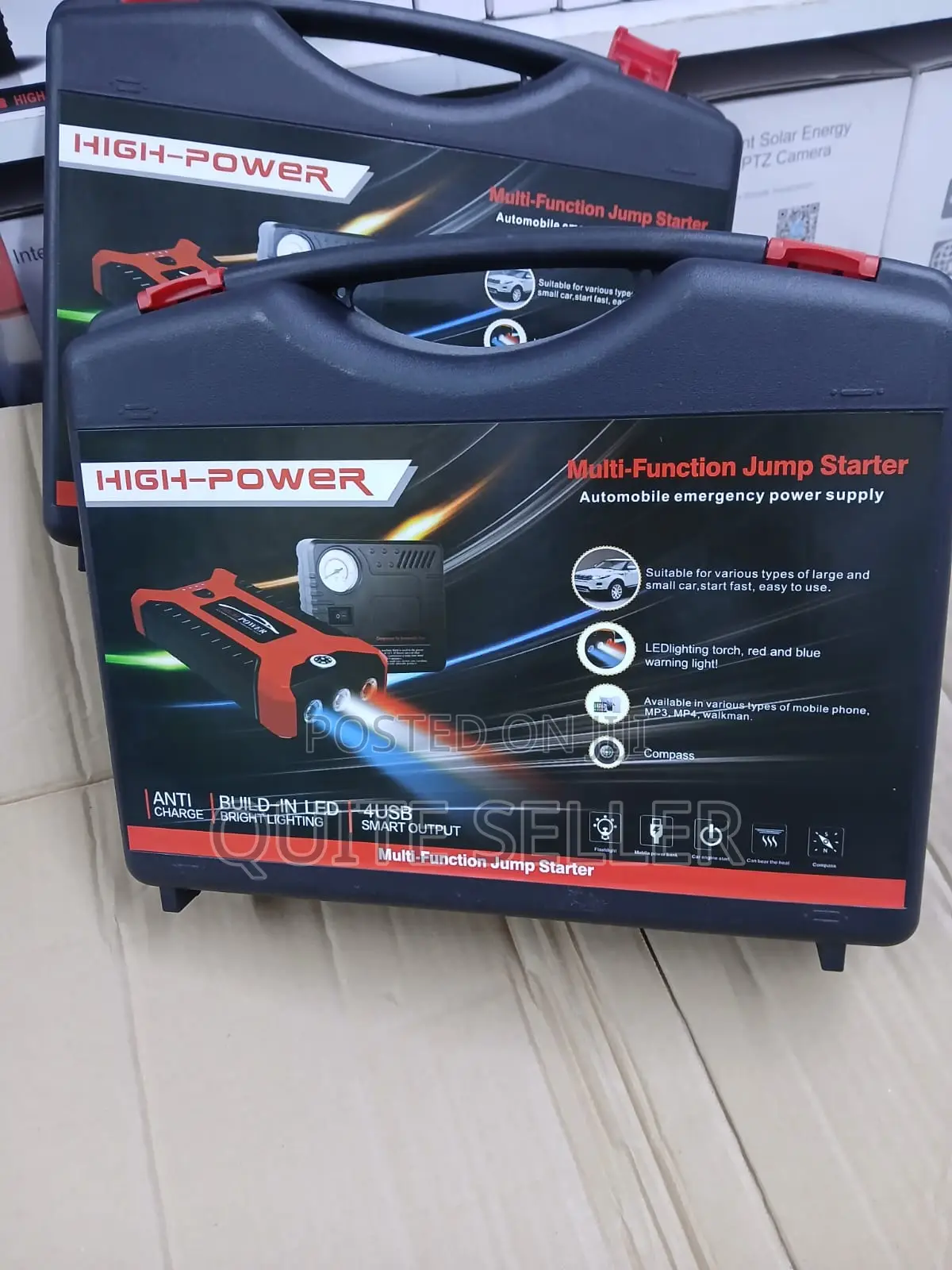 Car Battery Jump Starter With Multi-Tool Kit