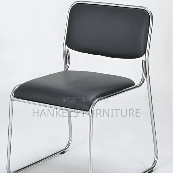 Chrome Office Guest Chair – Modern Chair for Office Guests