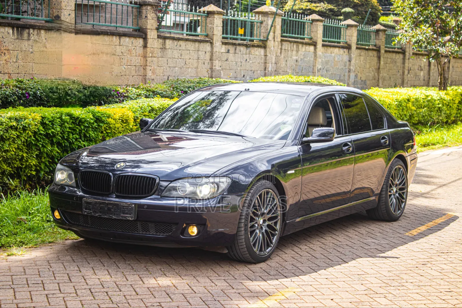 BMW 7 Series 730Li 2009 Blue