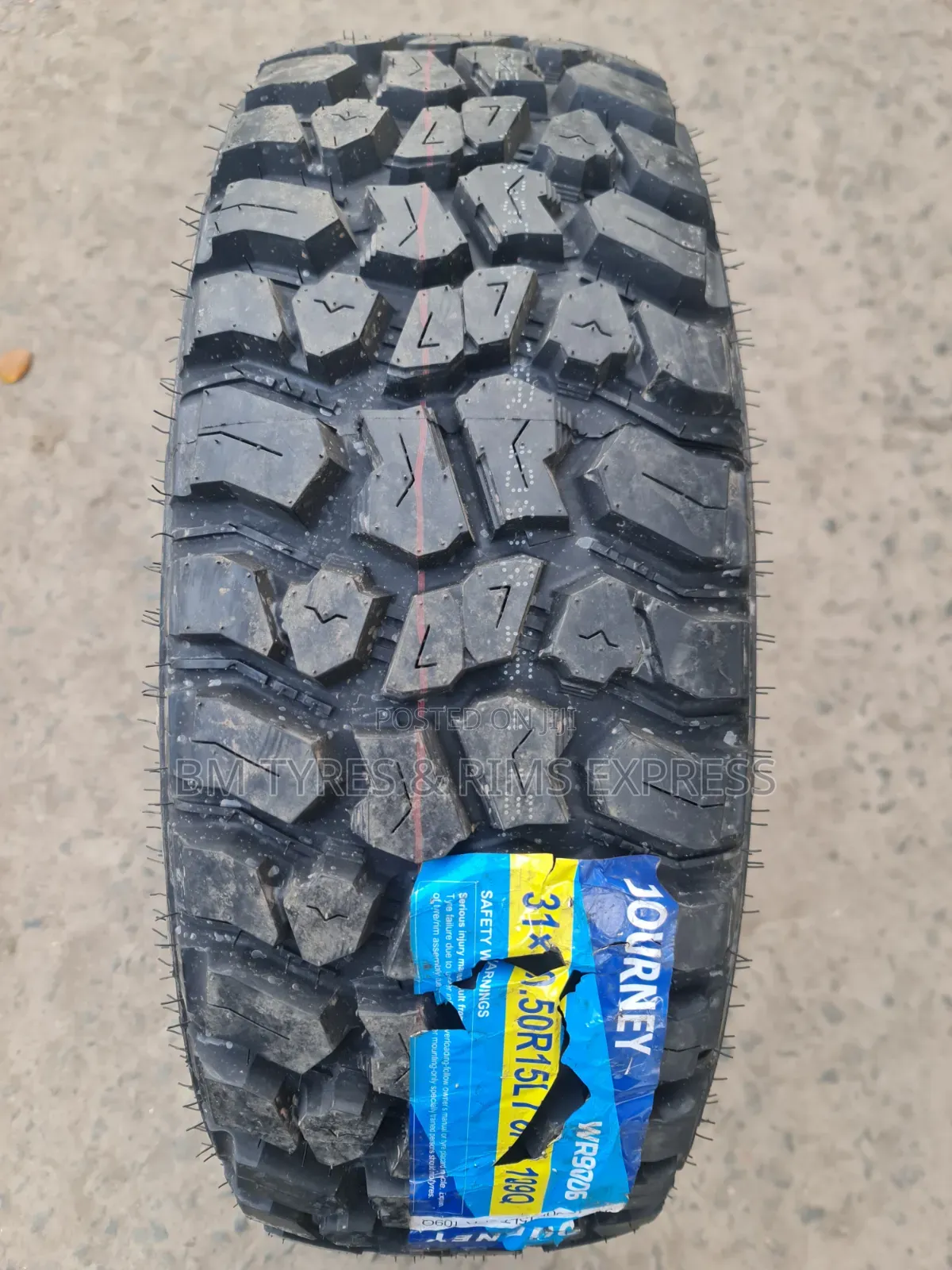 31x10.50r15 Journey Tires (Mud Terrein)
