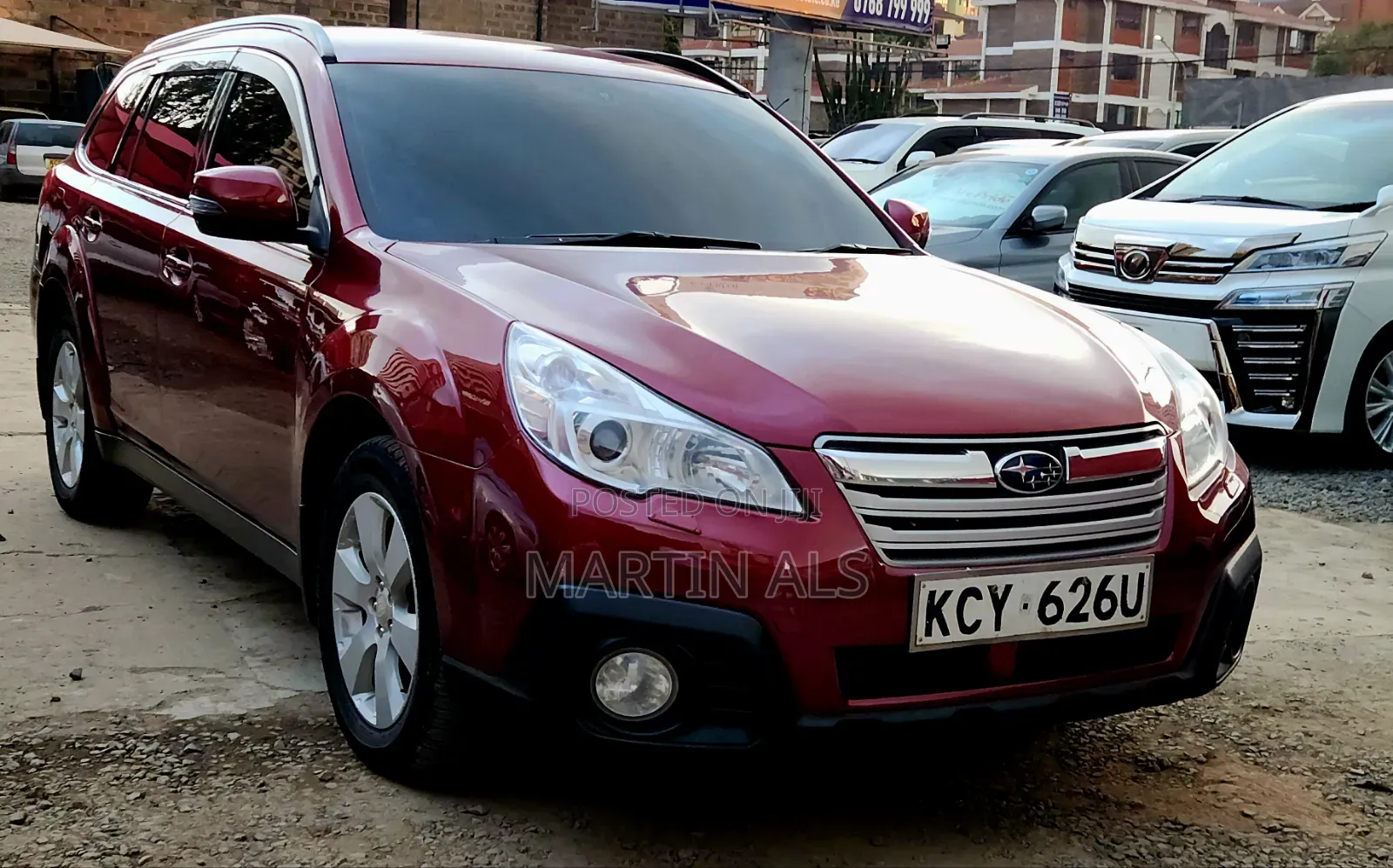 Subaru Outback 2012 Red