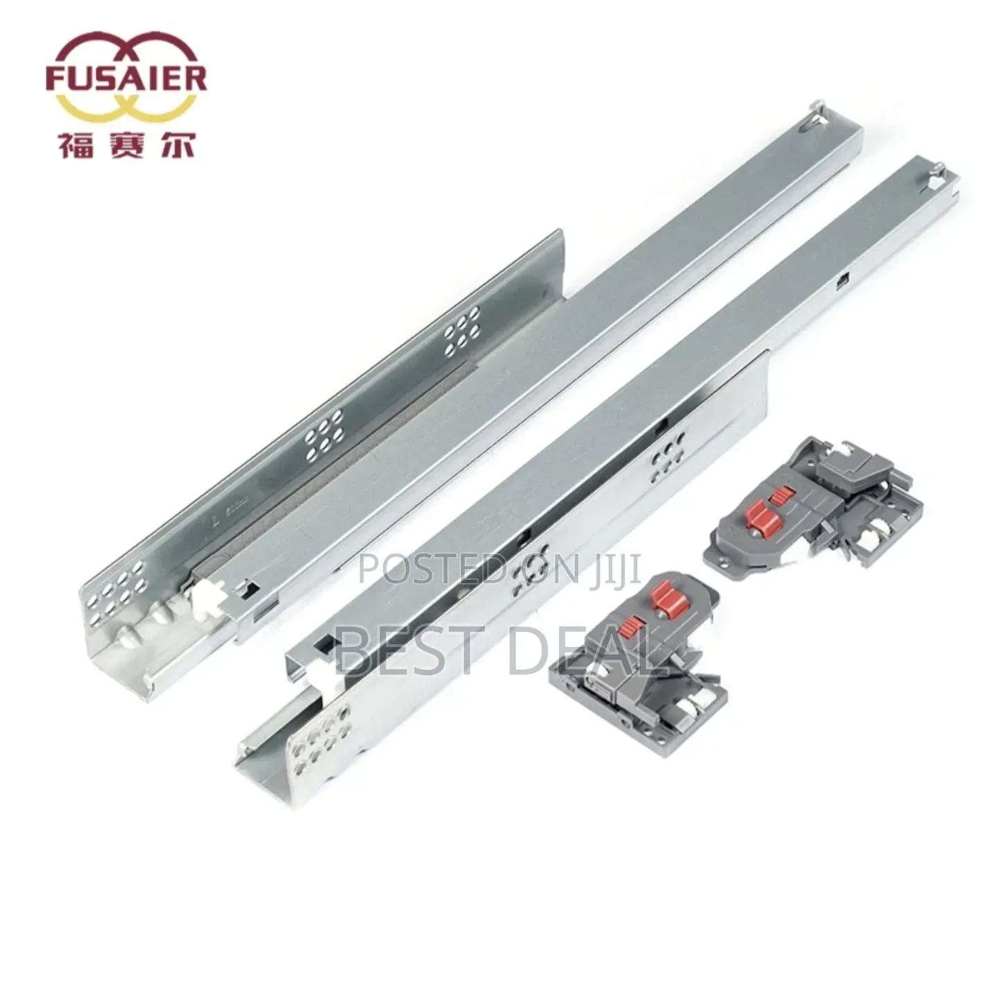 Under Mount Heavy Duty Double Extension Rails
