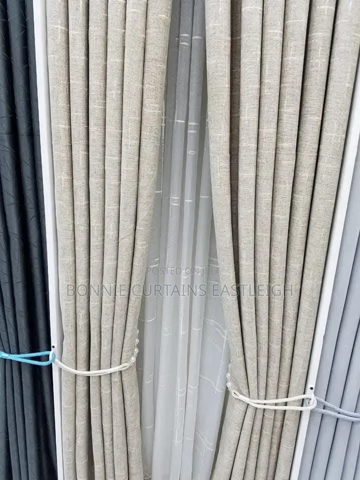 White Curtains With Hooks and Sheers