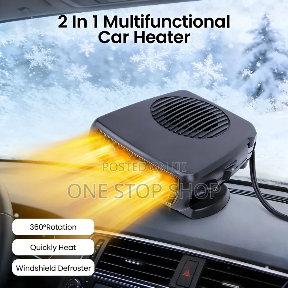 2_in_1 Portable Car Heater_ Defroster Fan With Quick Thermal Managemen