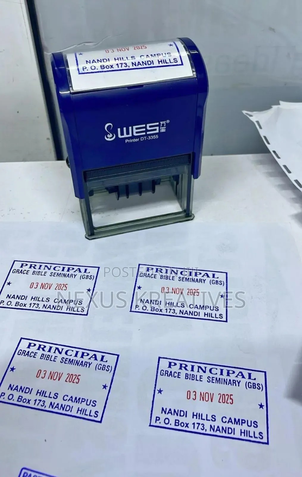 Adjustable Dater Stamps