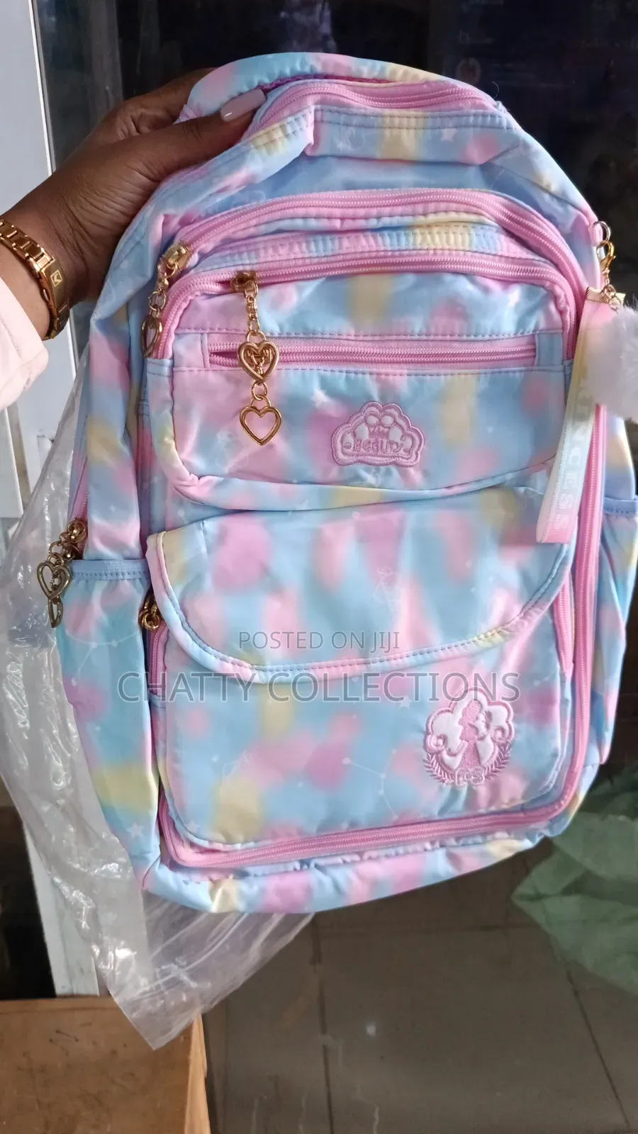 Cloud Blue Top Quality Girls School Bags