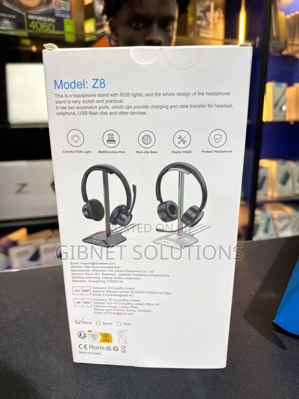 RGB Headphone Stand