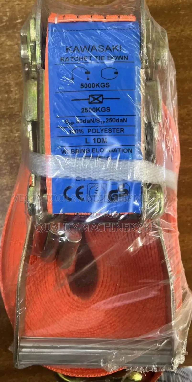 Bright Orange 5tonne 10m Straps
