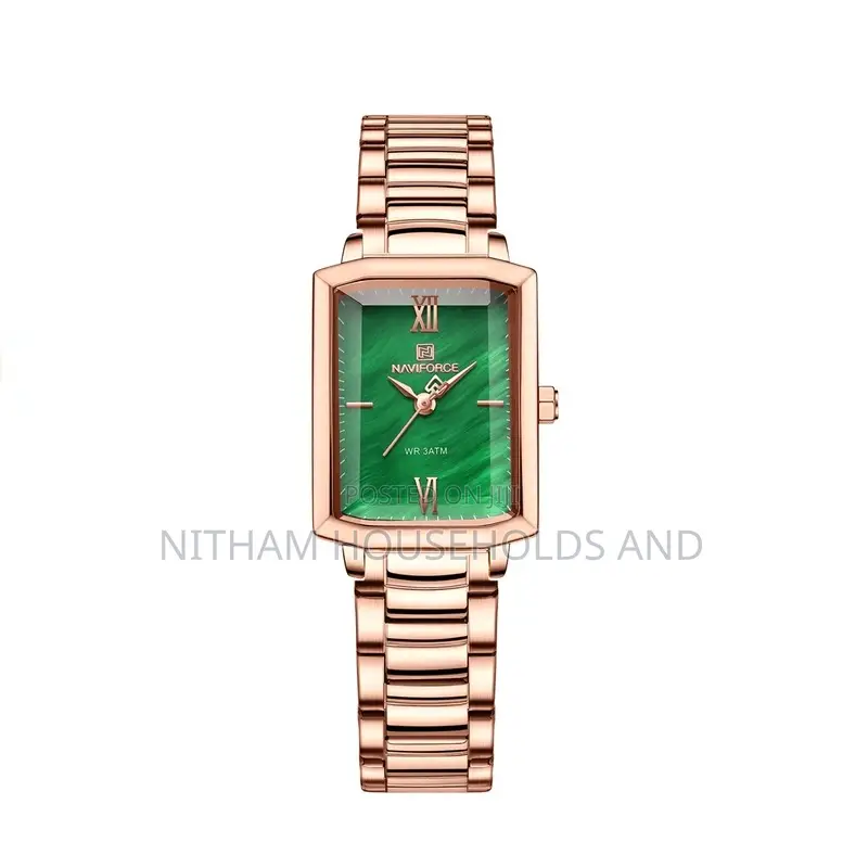 Naviforce Nf5039s Green Dial Watch for Women
