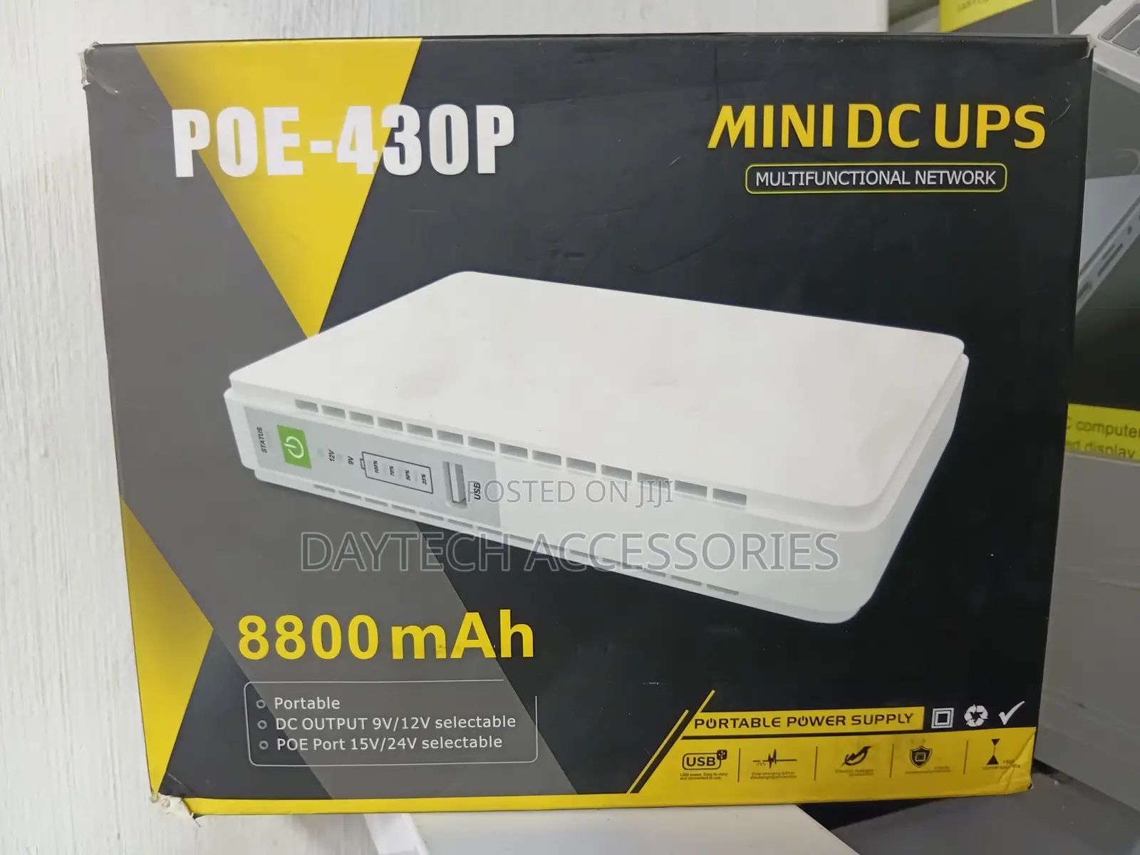 Poe-430p Mini Dc Ups Uninterruptible Power Supply for Wi-Fi Router