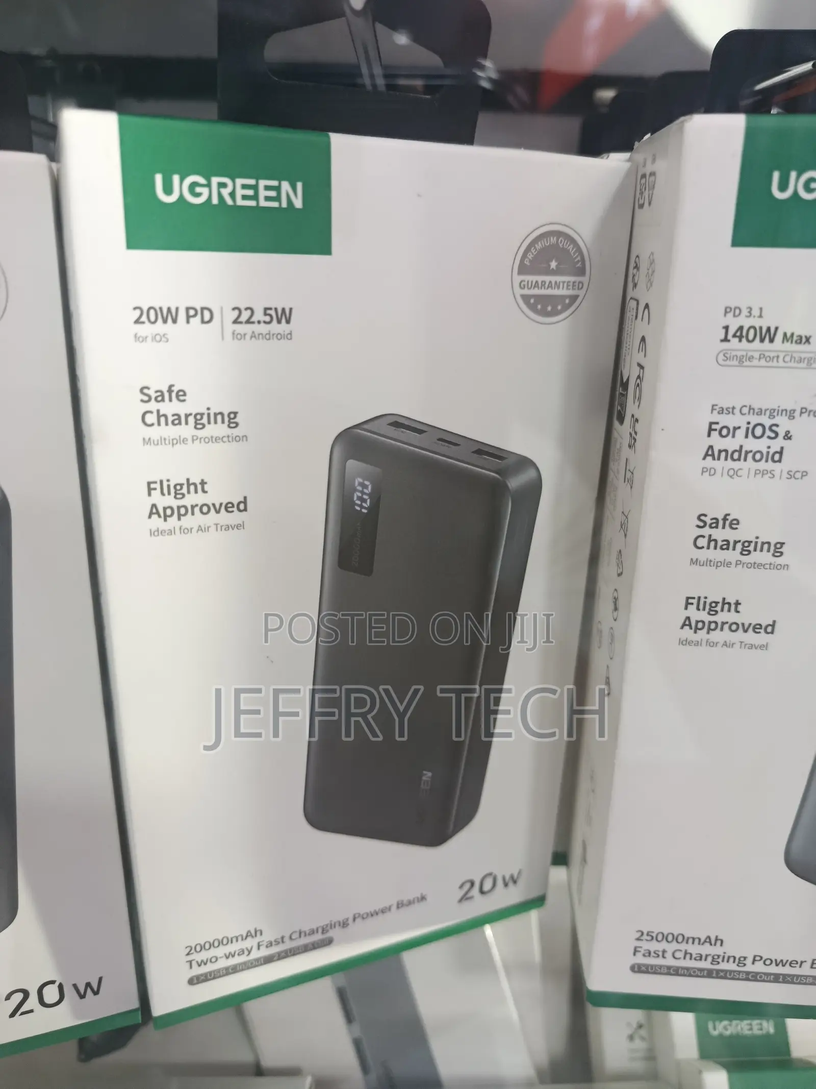 Ugreen 20w 22.5w 20000mah Two Way Fast Charging Power Bank