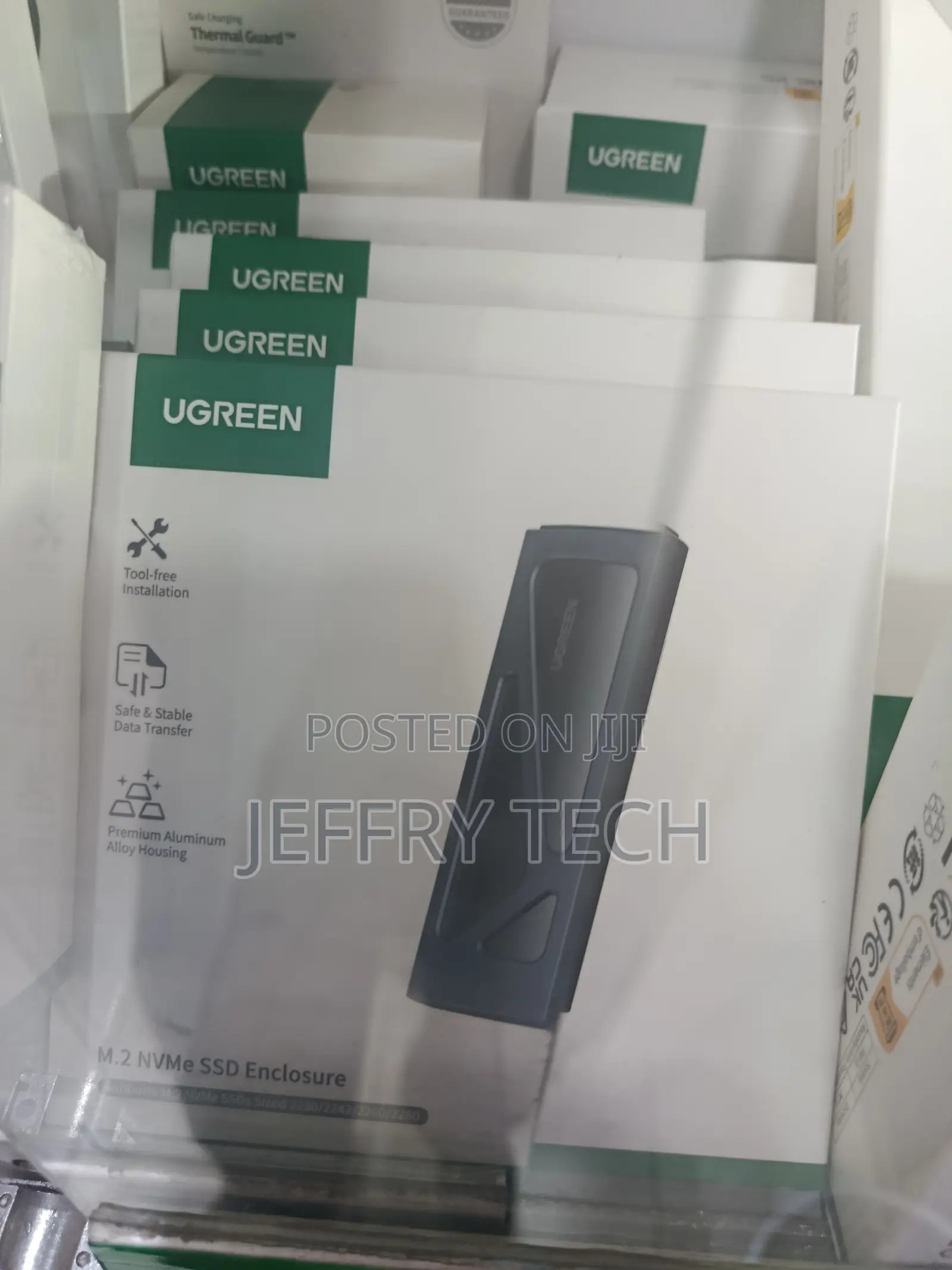Ugreen 10gbps M.2 Nvme Enclosuressd Enclosure Aluminum M.2 Enclosure
