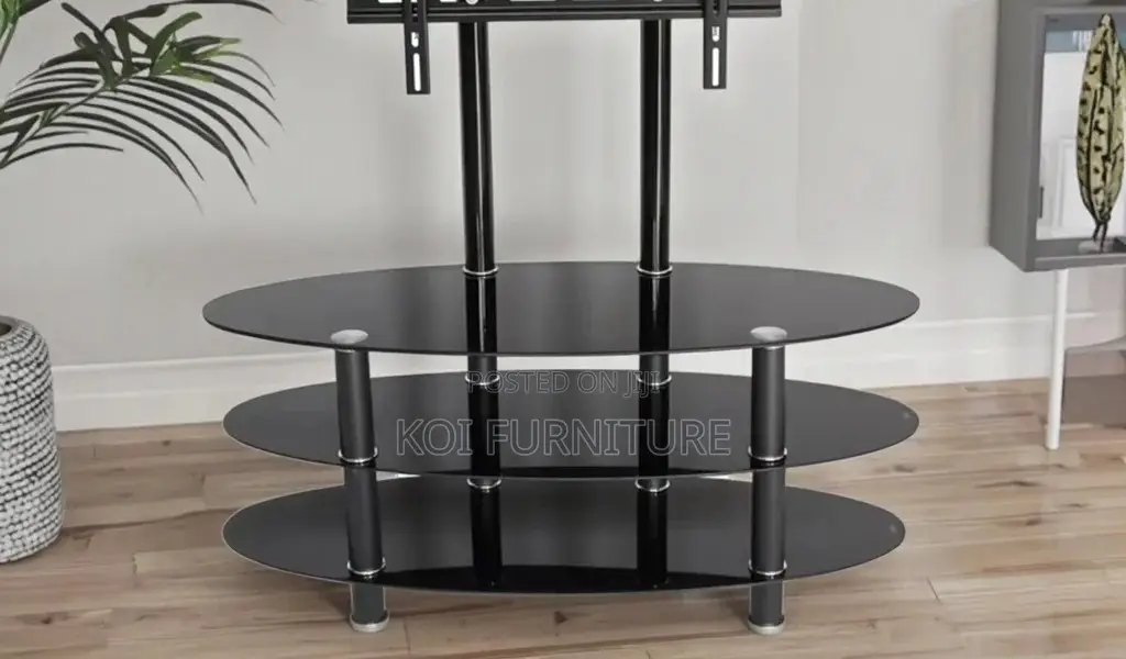 Living Room Metallic Tv Stand