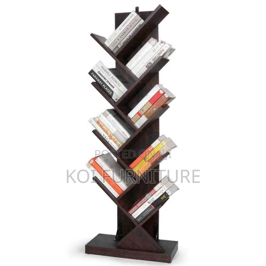 Storage Units; Wooden Five Tier Bookshevles