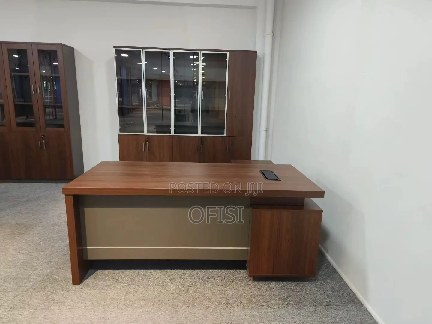 L-Shaped Executive Office Desk