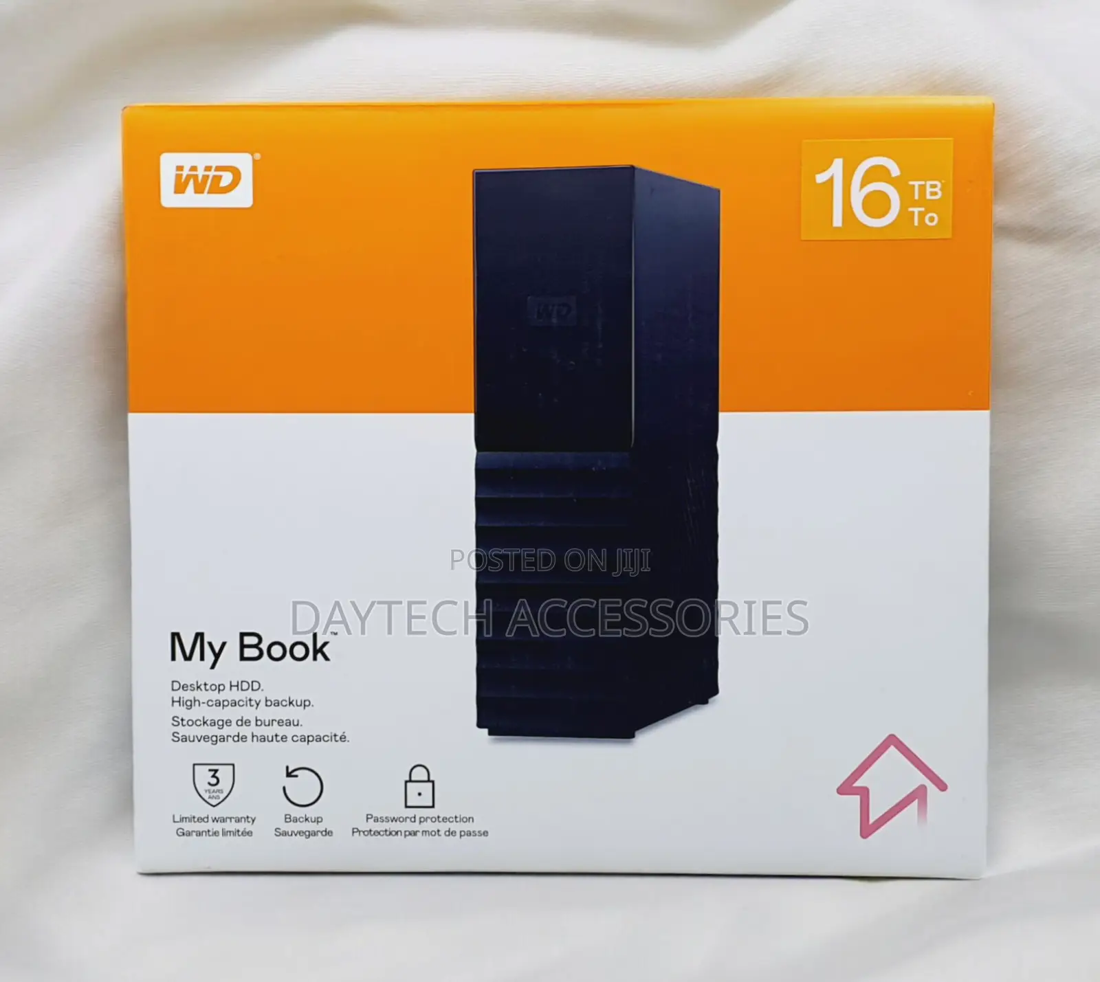 Western Digital (Wd) My Book Desktop Hard Drive With Capacity of 16tb.