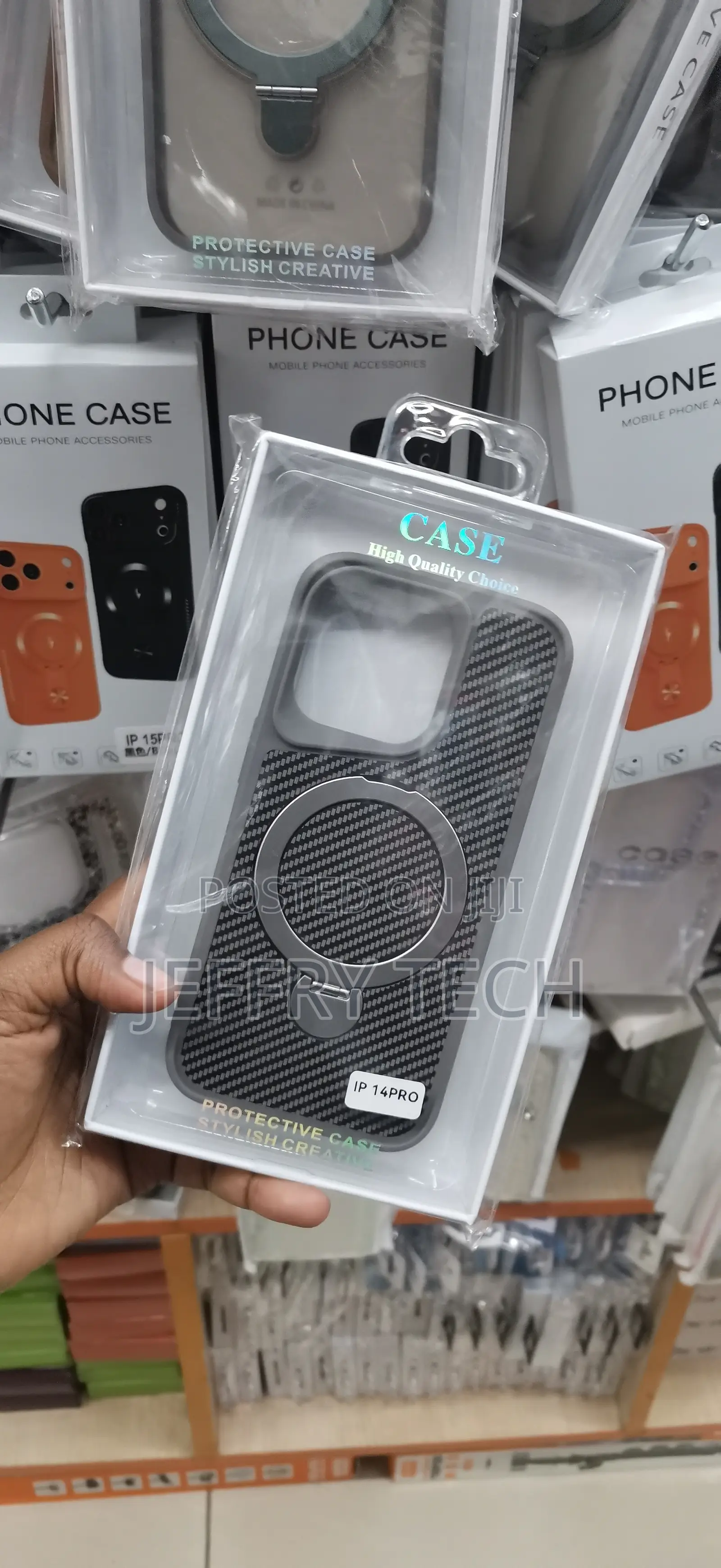 iPhone 14 Pro Anti-Slip Grip and Drop Absorption Cover
