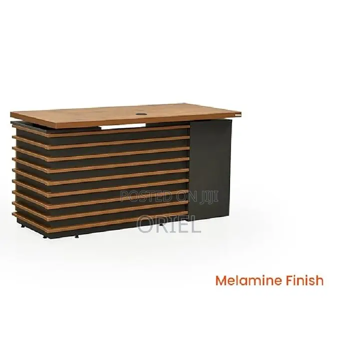 Office Desk : 140cm Brown Office Executive Desk