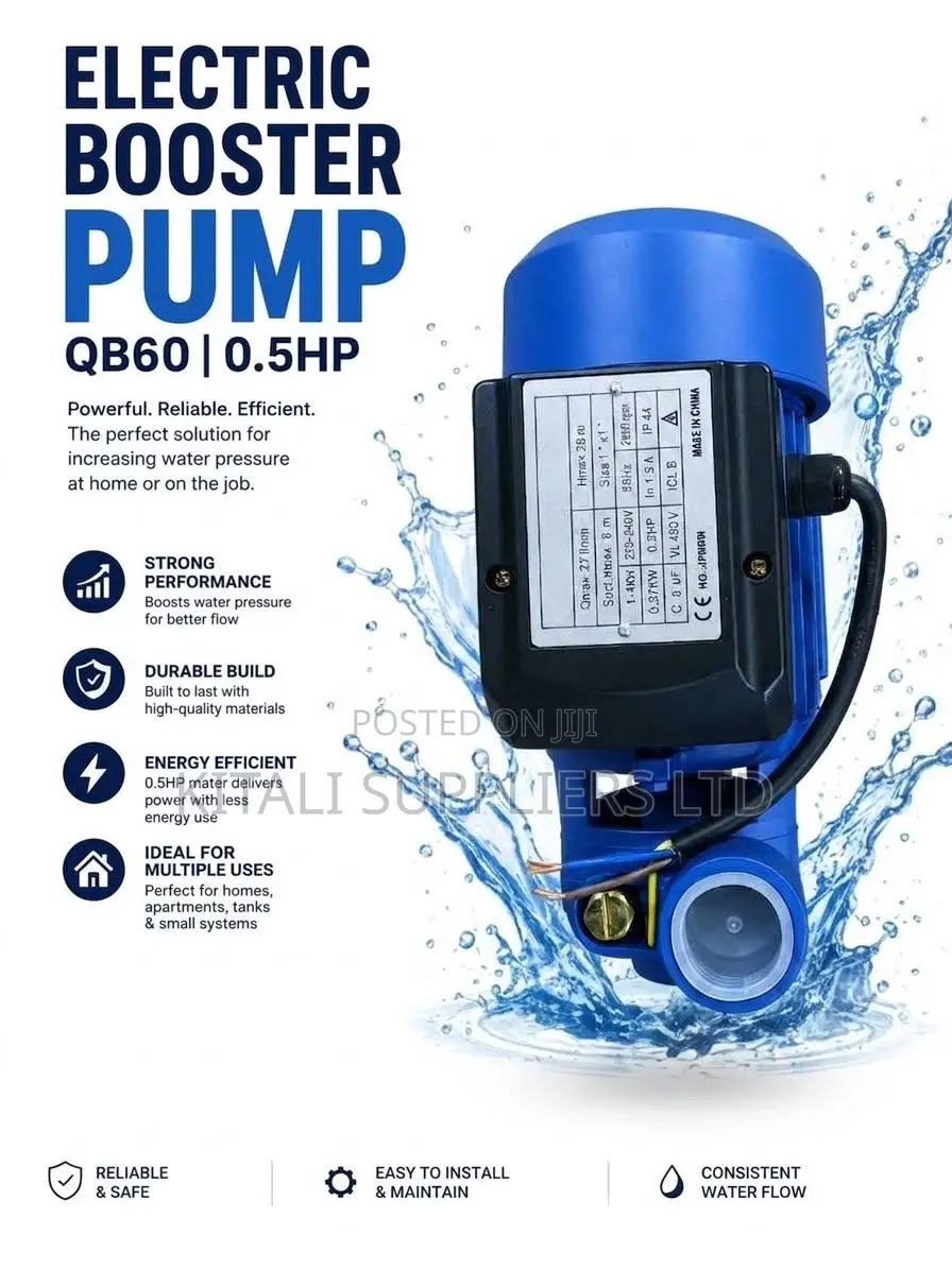 Qb60 0.5hp Electric Booster Pump