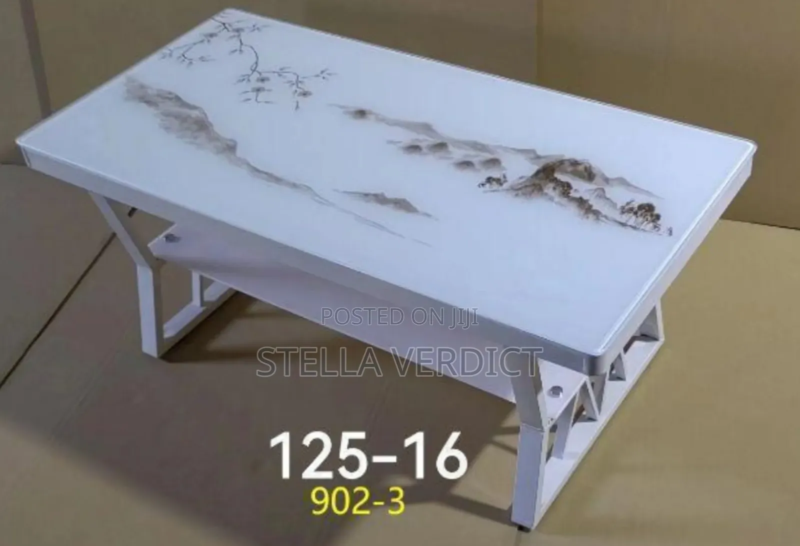 Modern Classy Imported Table With Marble Top Executive Coffee Table